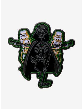 Star Wars Darth Vader Stormtrooper Skeleton Glow Enamel Pin, , hi-res