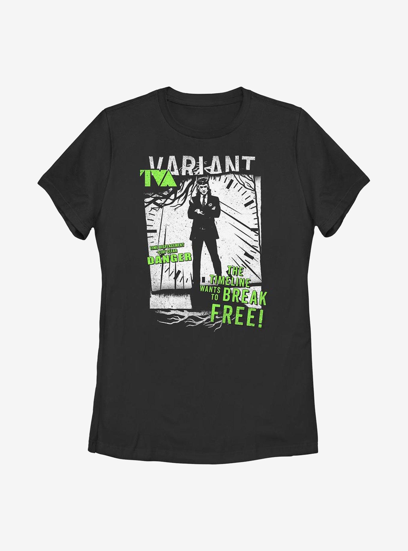 Marvel Loki Displacement Womens T-Shirt, BLACK, hi-res