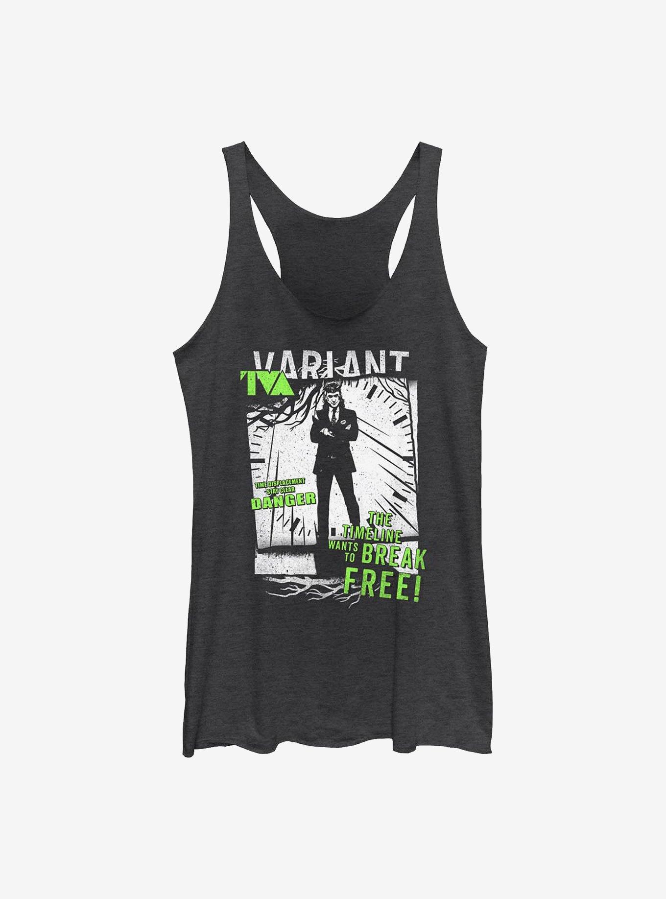 Marvel Loki Displacement Womens Tank Top, BLK HTR, hi-res
