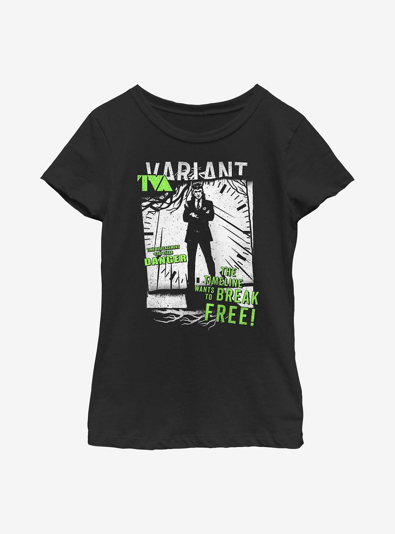 Marvel Loki Displacement Youth Girls T-Shirt, , hi-res