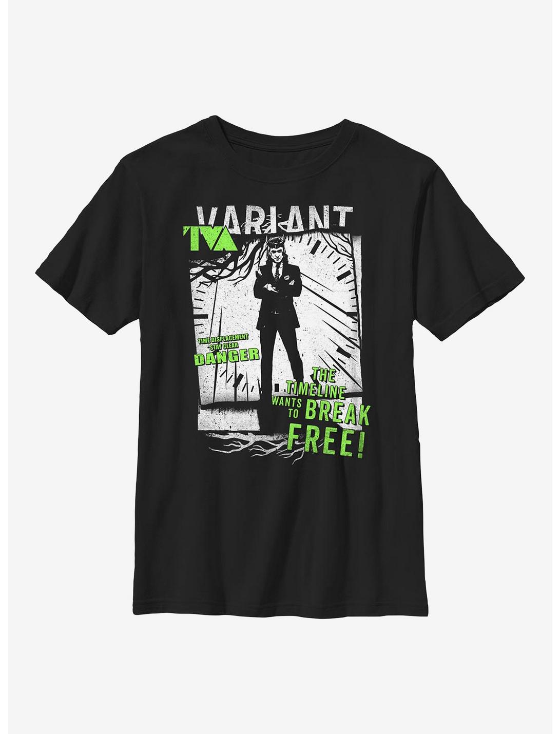 Marvel Loki Displacement Youth T-Shirt, BLACK, hi-res