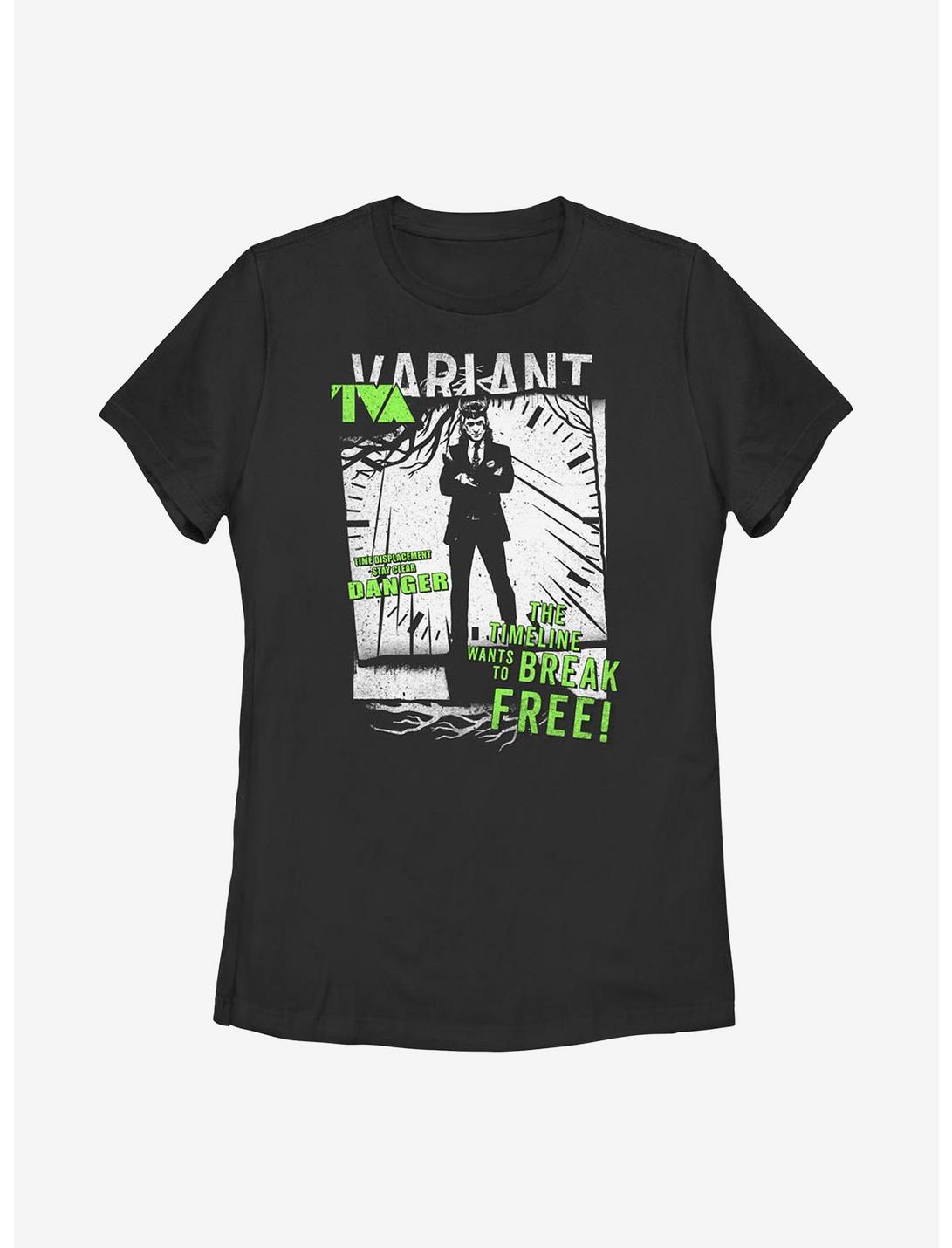 Marvel Loki Displacement Womens T-Shirt, BLACK, hi-res