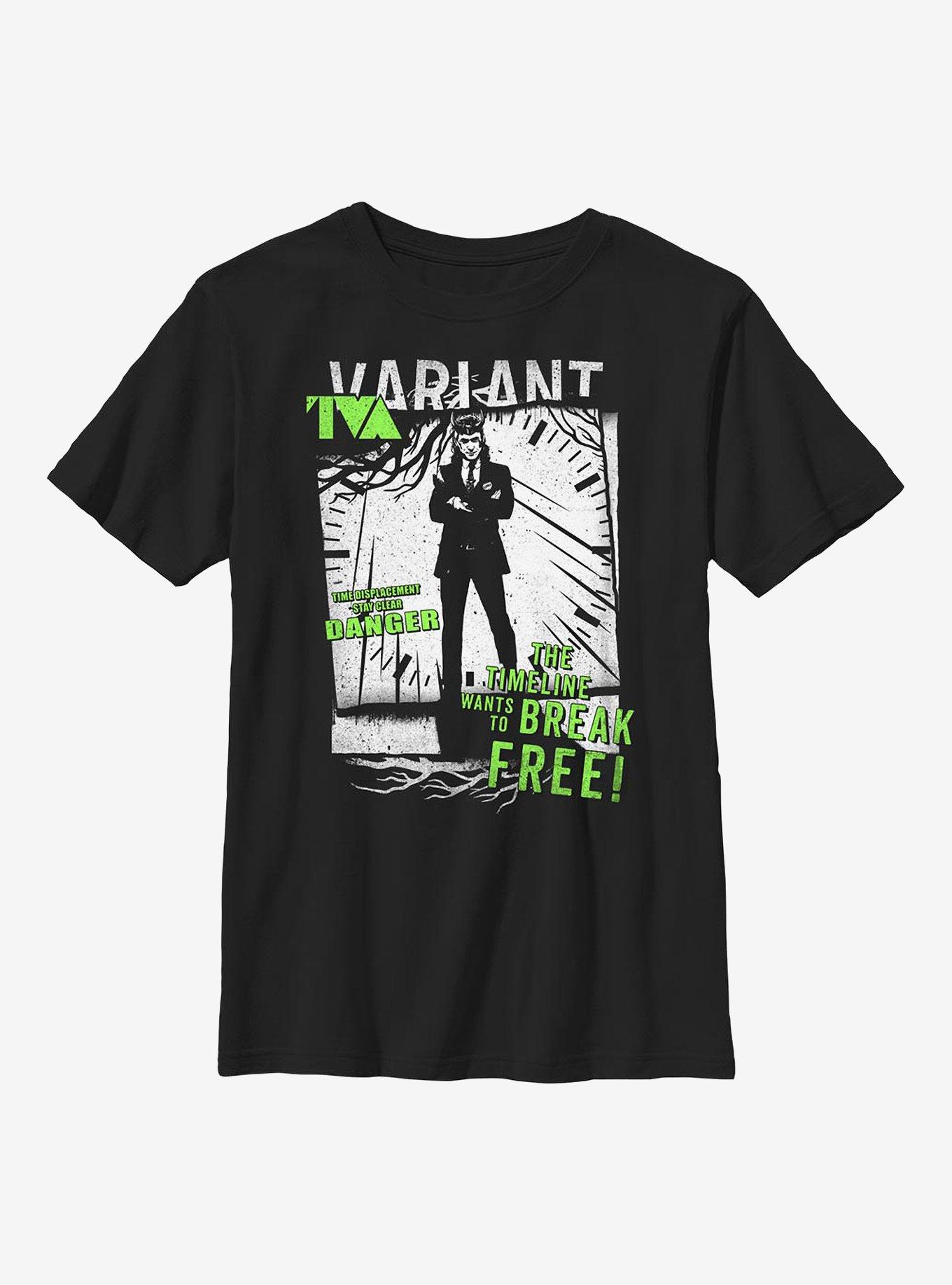 Marvel Loki Displacement Youth T-Shirt, BLACK, hi-res