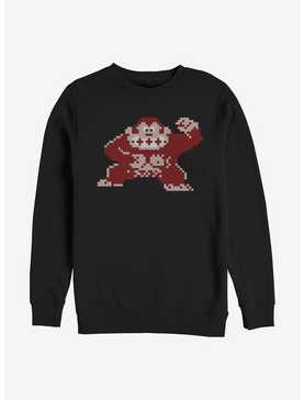 Nintendo Donkey Kong Press Start Crew Sweatshirt, , hi-res