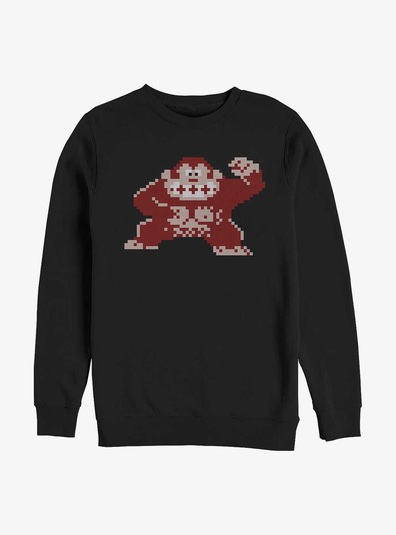 Nintendo Donkey Kong Press Start Crew Sweatshirt, , hi-res