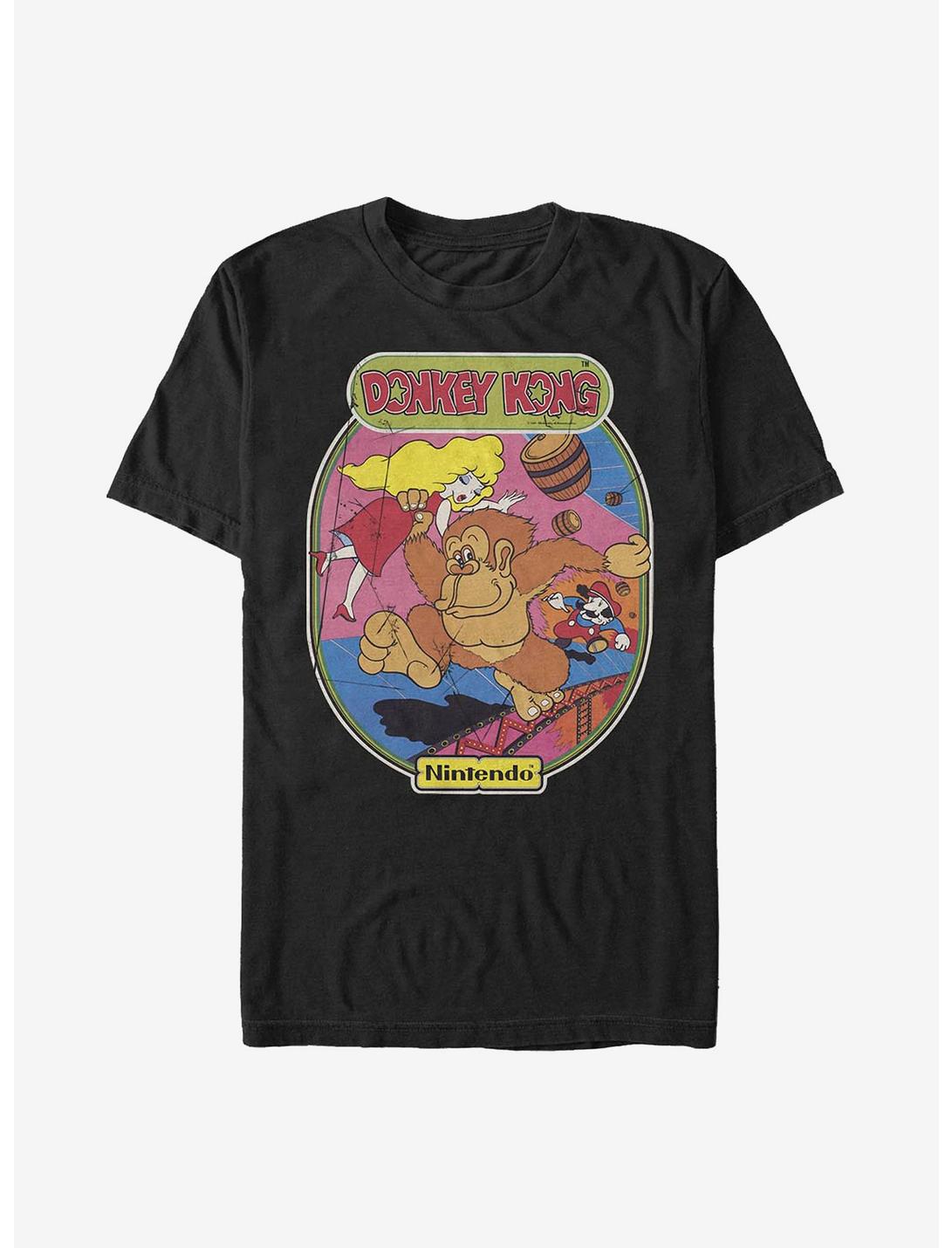 Nintendo Donkey Kong Cartoon T-Shirt, BLACK, hi-res