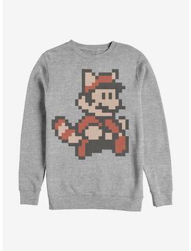Nintendo Mario Fly Raccoon Crew Sweatshirt, , hi-res