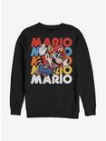 Nintendo Mario Flying Free Crew Sweatshirt, BLACK, hi-res