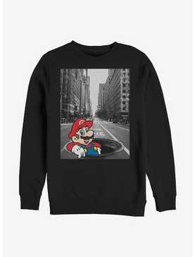 Nintendo Mario Street Thinker Crew Sweatshirt, , hi-res