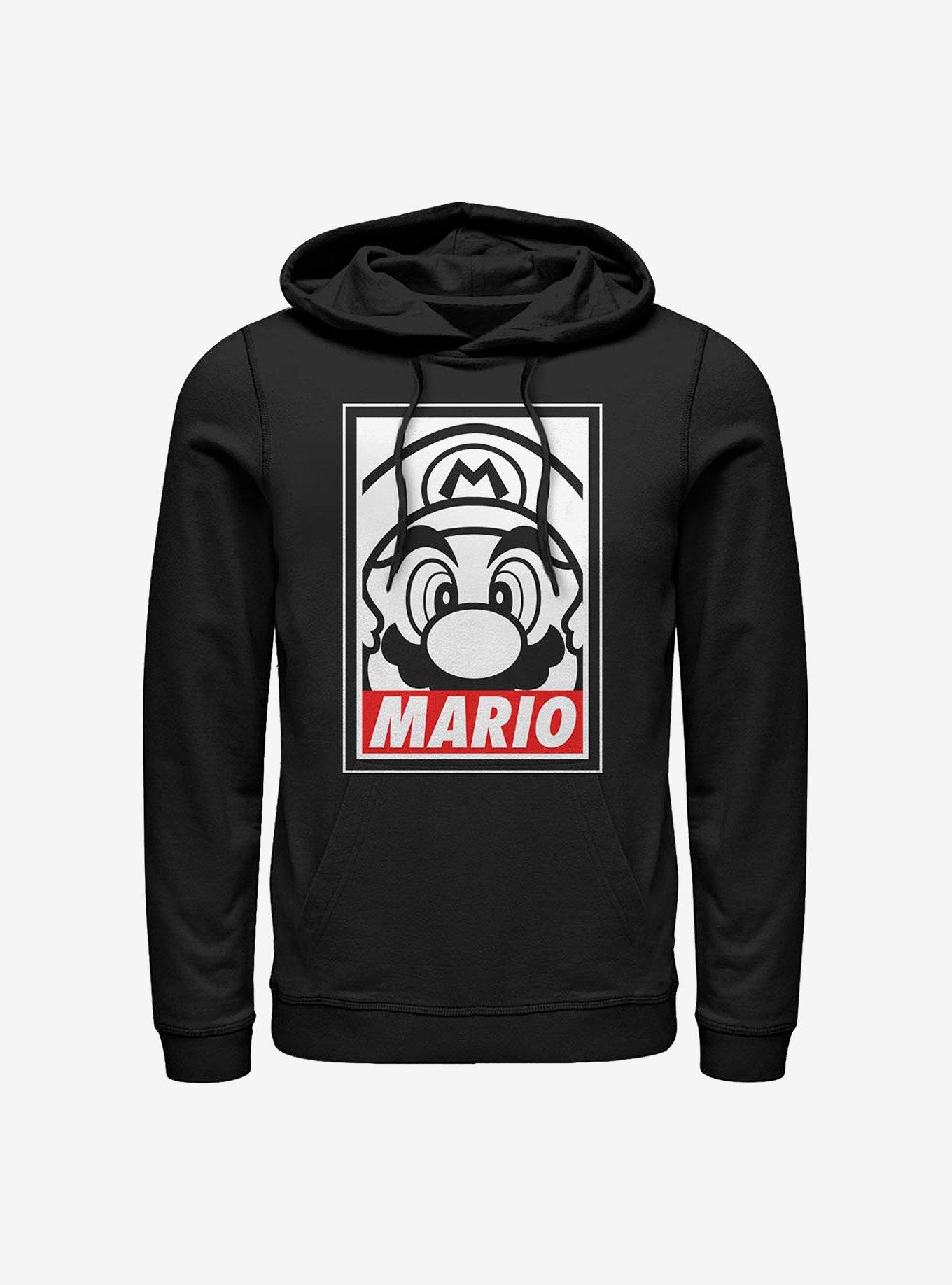 Nintendo Mario Poster Hoodie, BLACK, hi-res