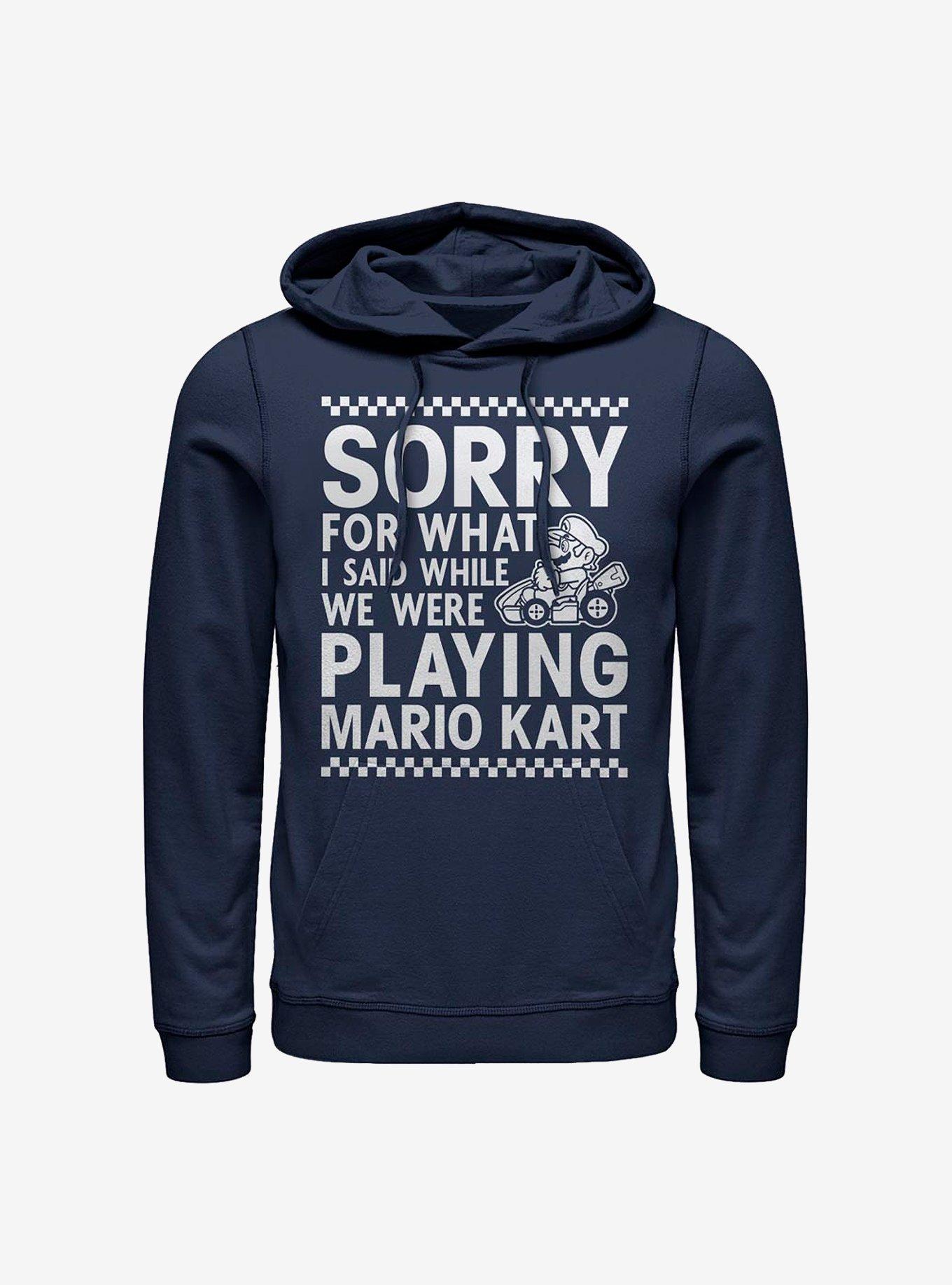 Nintendo Mario Sorry For What I Said Hoodie, , hi-res