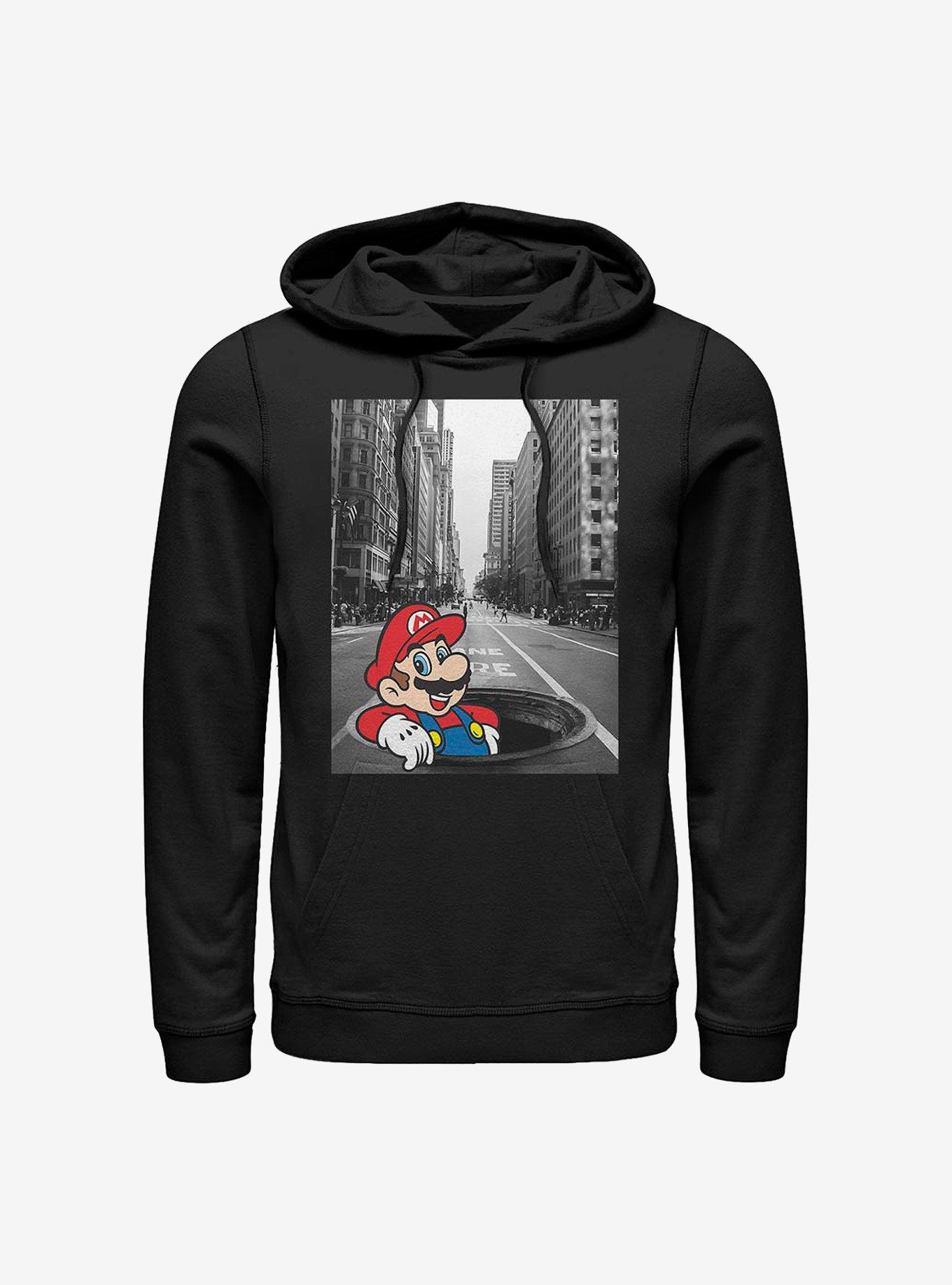 Nintendo Mario Street Thinker Hoodie, BLACK, hi-res