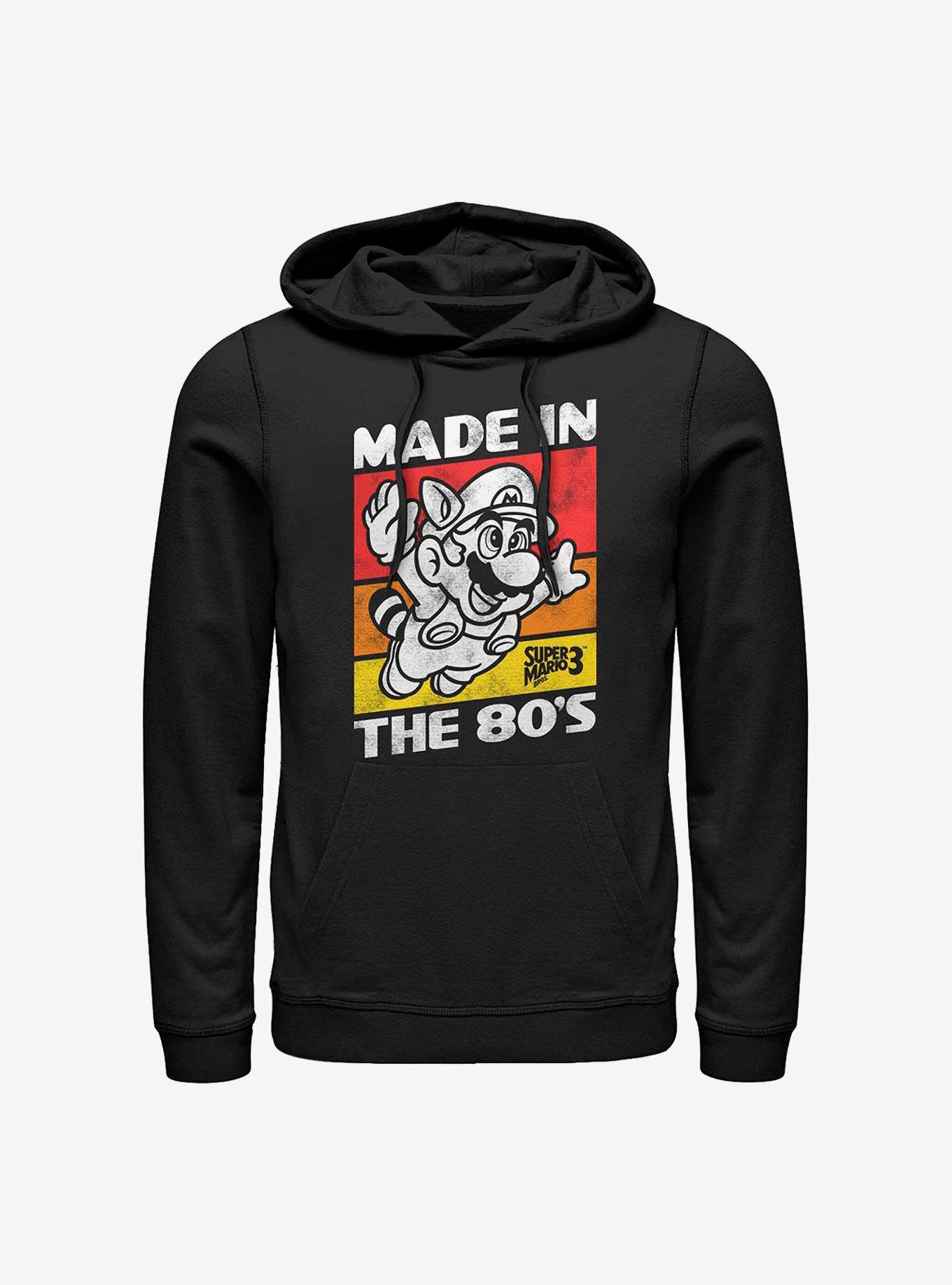 Nintendo Mario The Friendly Skies Hoodie, BLACK, hi-res