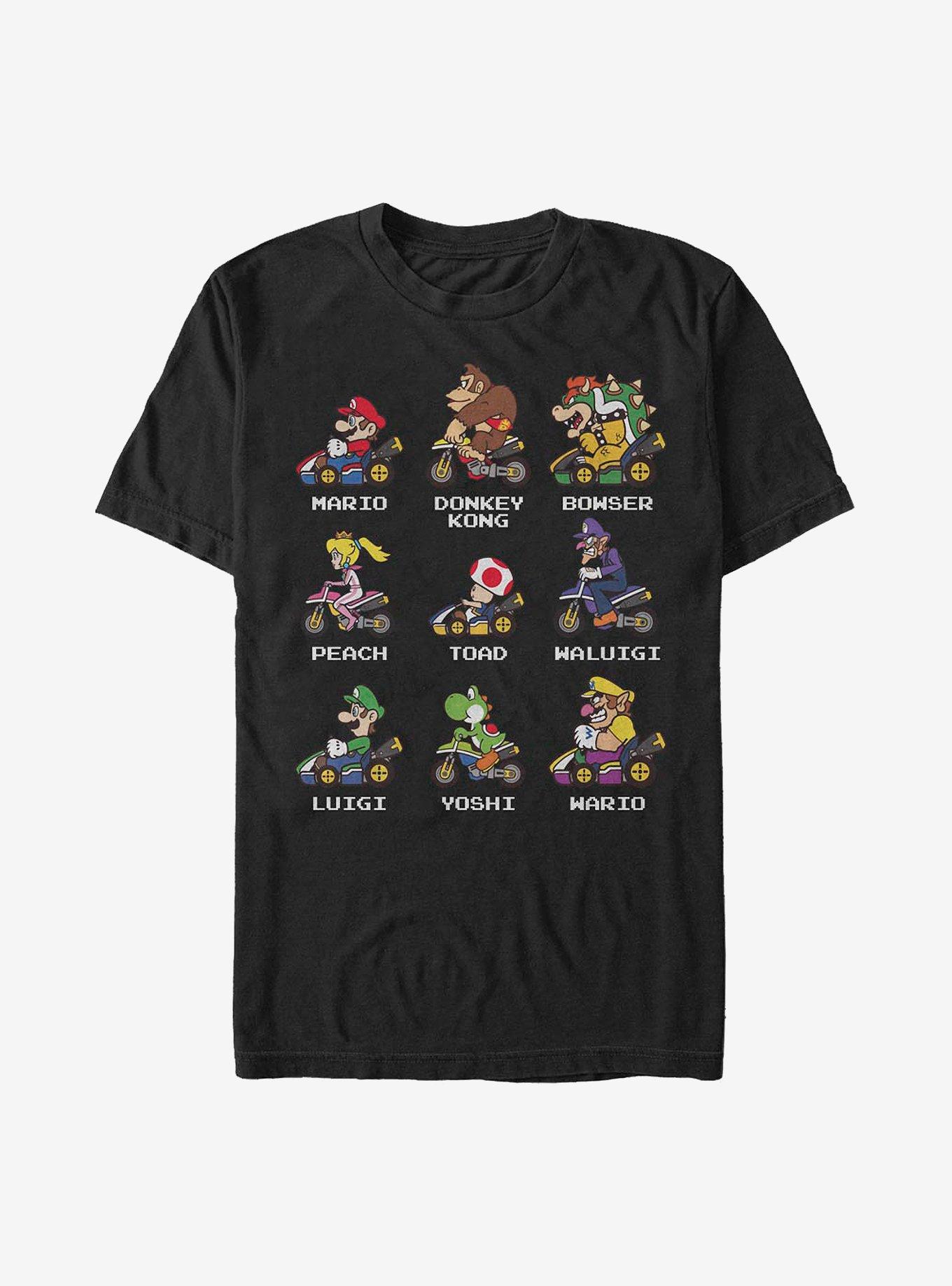 Nintendo Mario Kart Racers T-Shirt, BLACK, hi-res