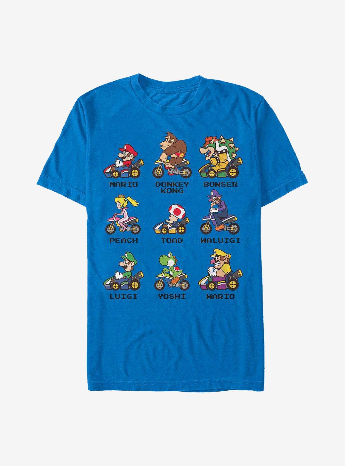 Nintendo Mario Kart Racers T-Shirt, ROYAL, hi-res