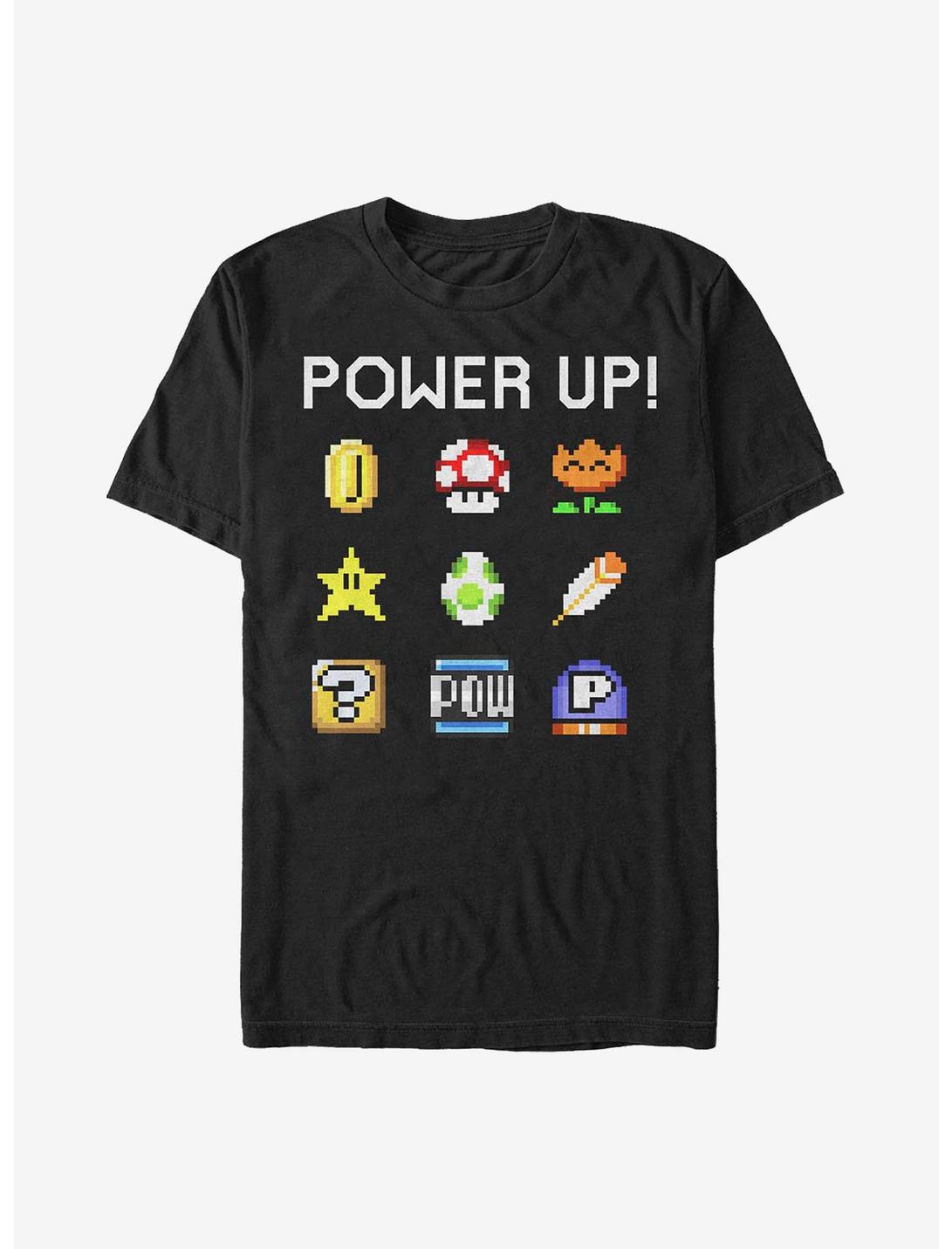 Nintendo Mario Life Gain T-Shirt, BLACK, hi-res