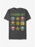 Nintendo Mario Power T-Shirt, CHARCOAL, hi-res