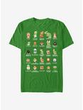 Nintendo Mario Pixel Cast T-Shirt, KELLY, hi-res