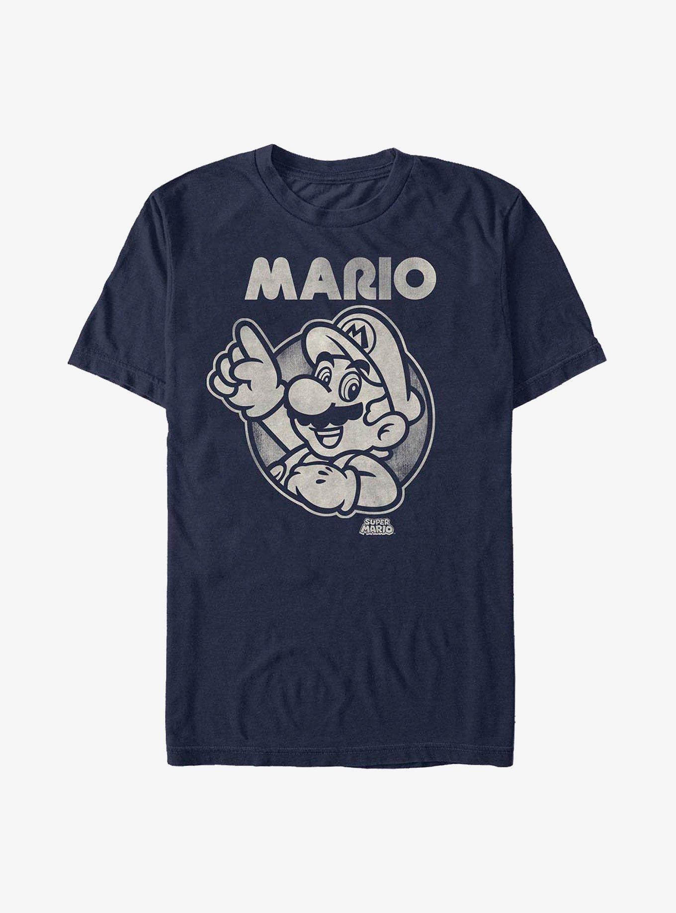 Nintendo Mario So Mario T-Shirt, NAVY, hi-res
