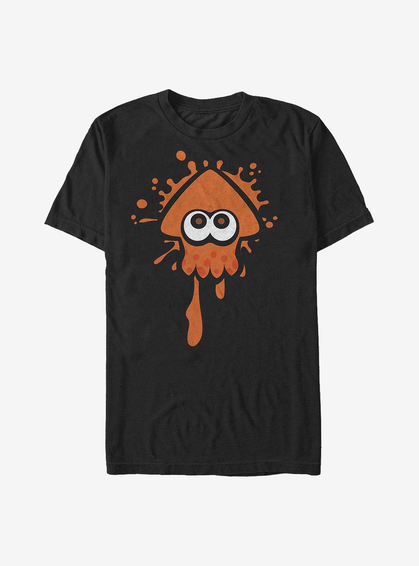 Nintendo Splatoon Team Orange T-Shirt, BLACK, hi-res