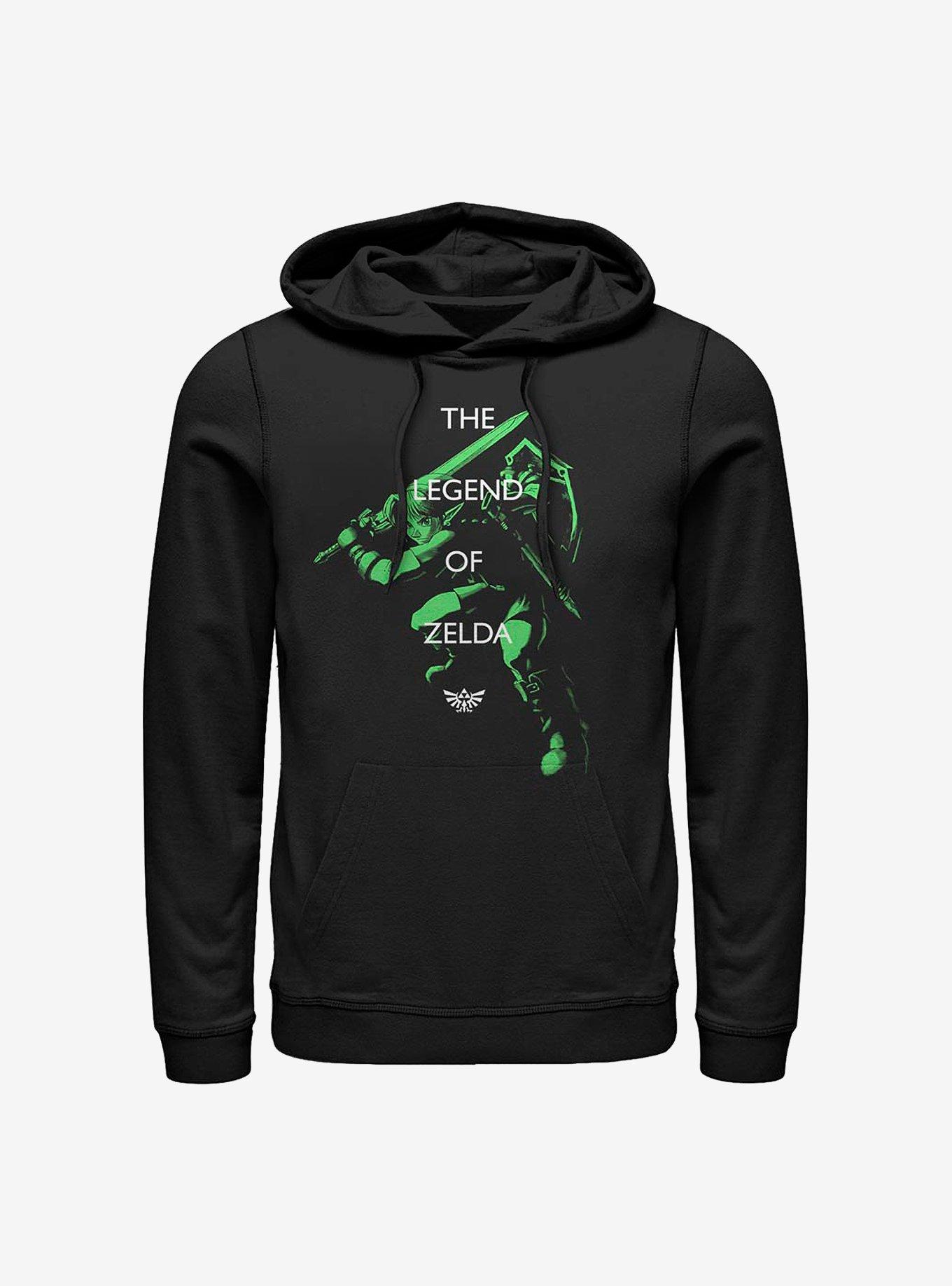 Nintendo Zelda The Legend Lives Hoodie, BLACK, hi-res