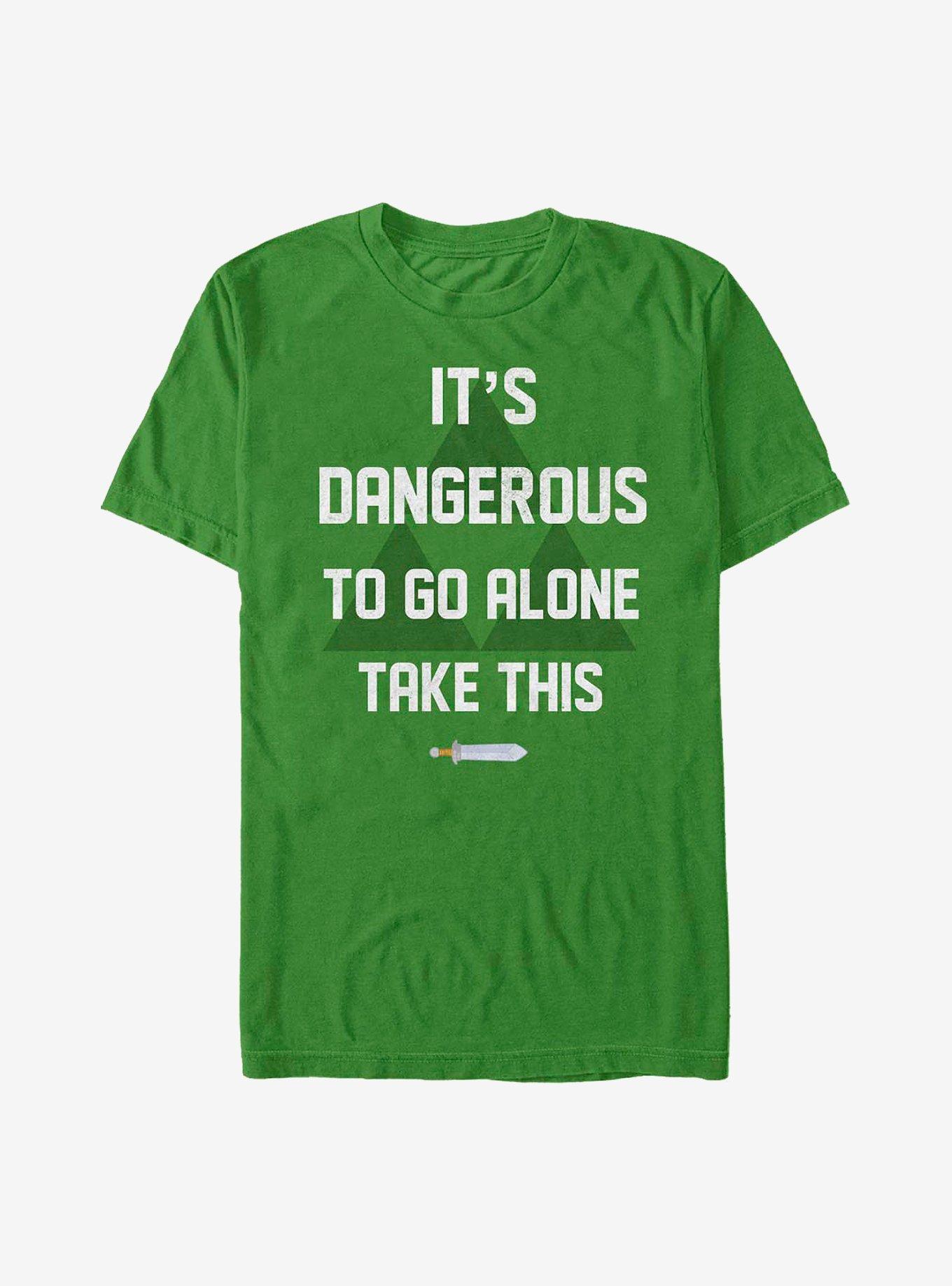 Nintendo Zelda Don't Go Alone T-Shirt, , hi-res