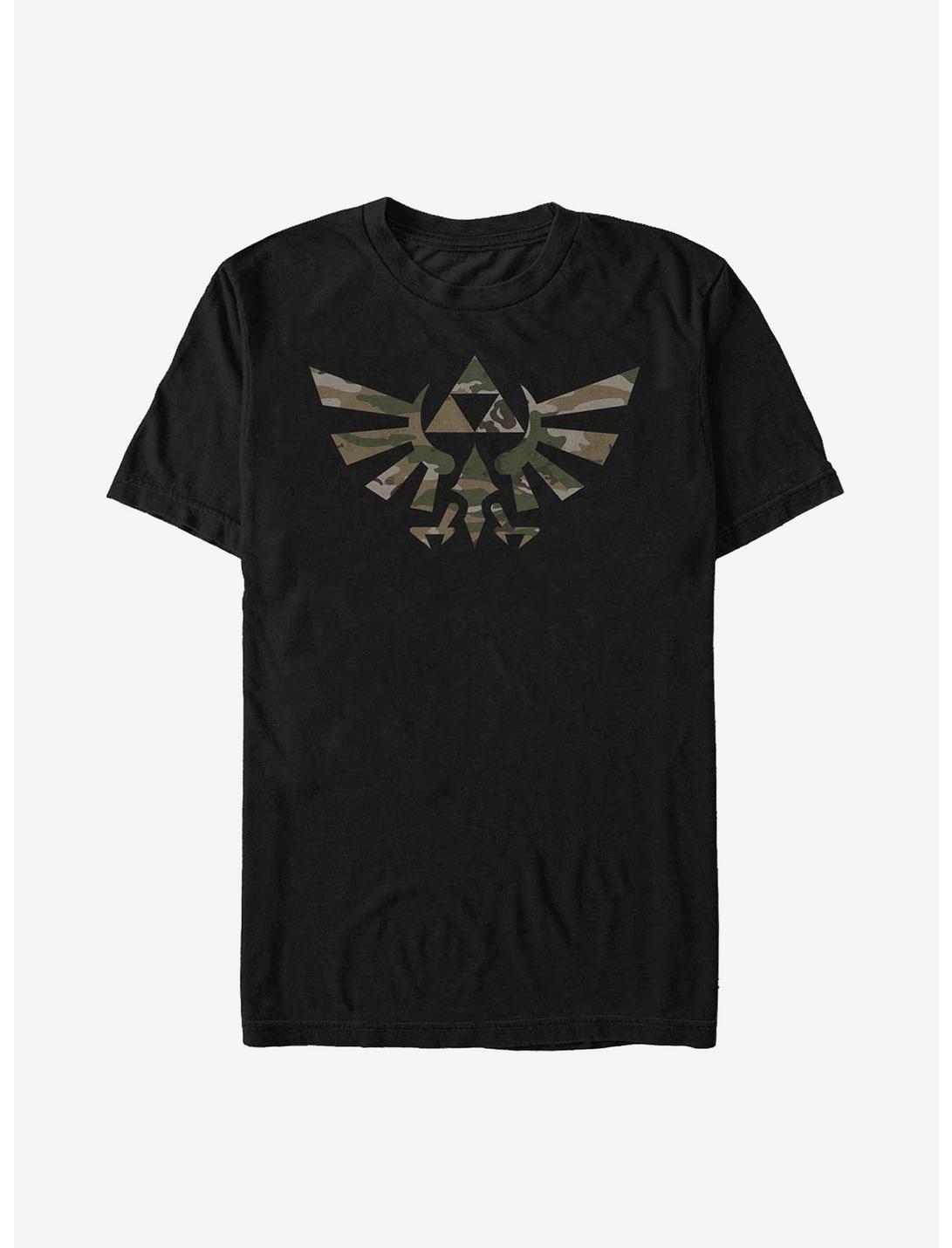 Nintendo Zelda Emblem T-Shirt, BLACK, hi-res