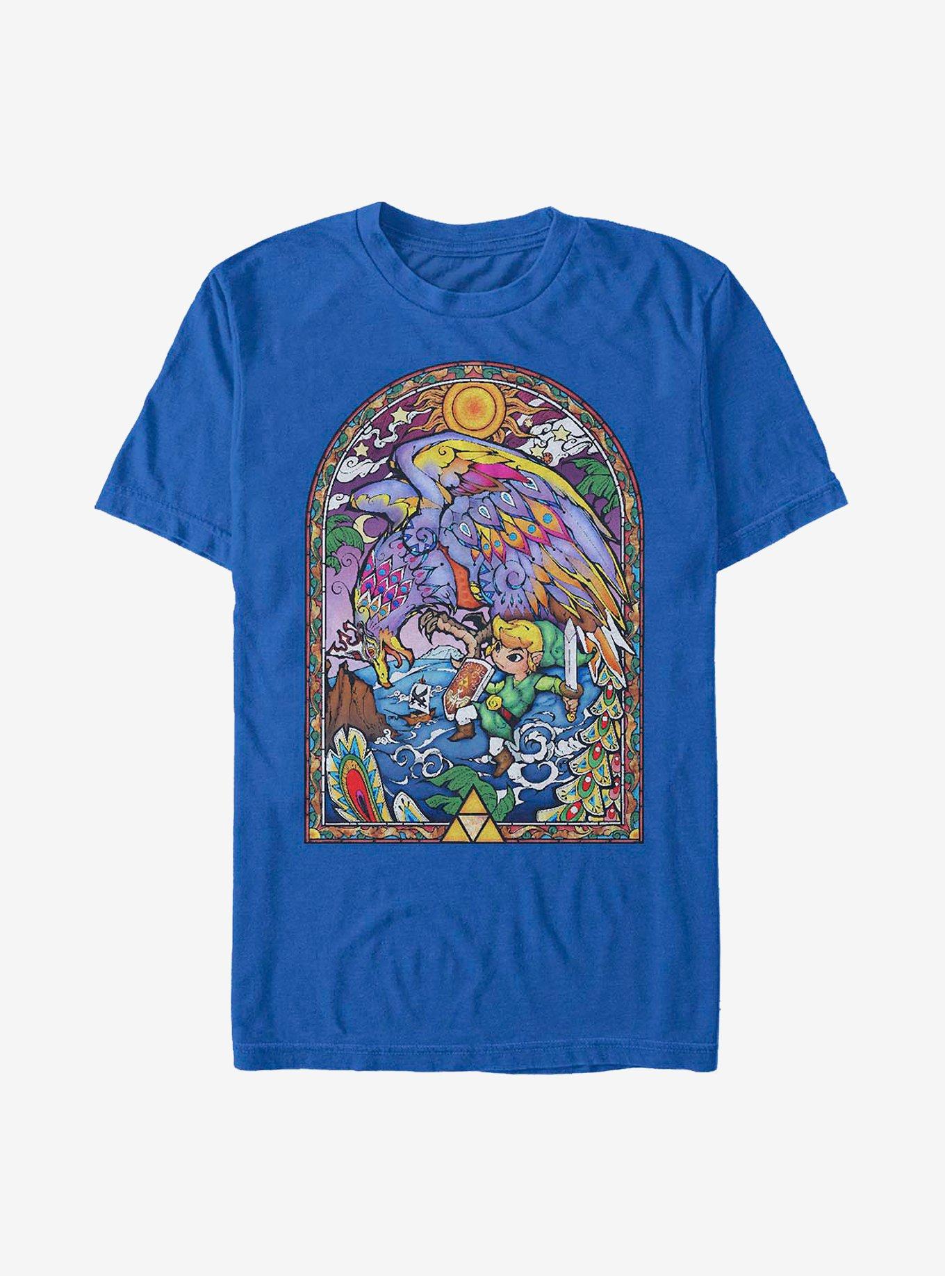 Nintendo Zelda Glass Helmaroc King T-Shirt, ROYAL, hi-res