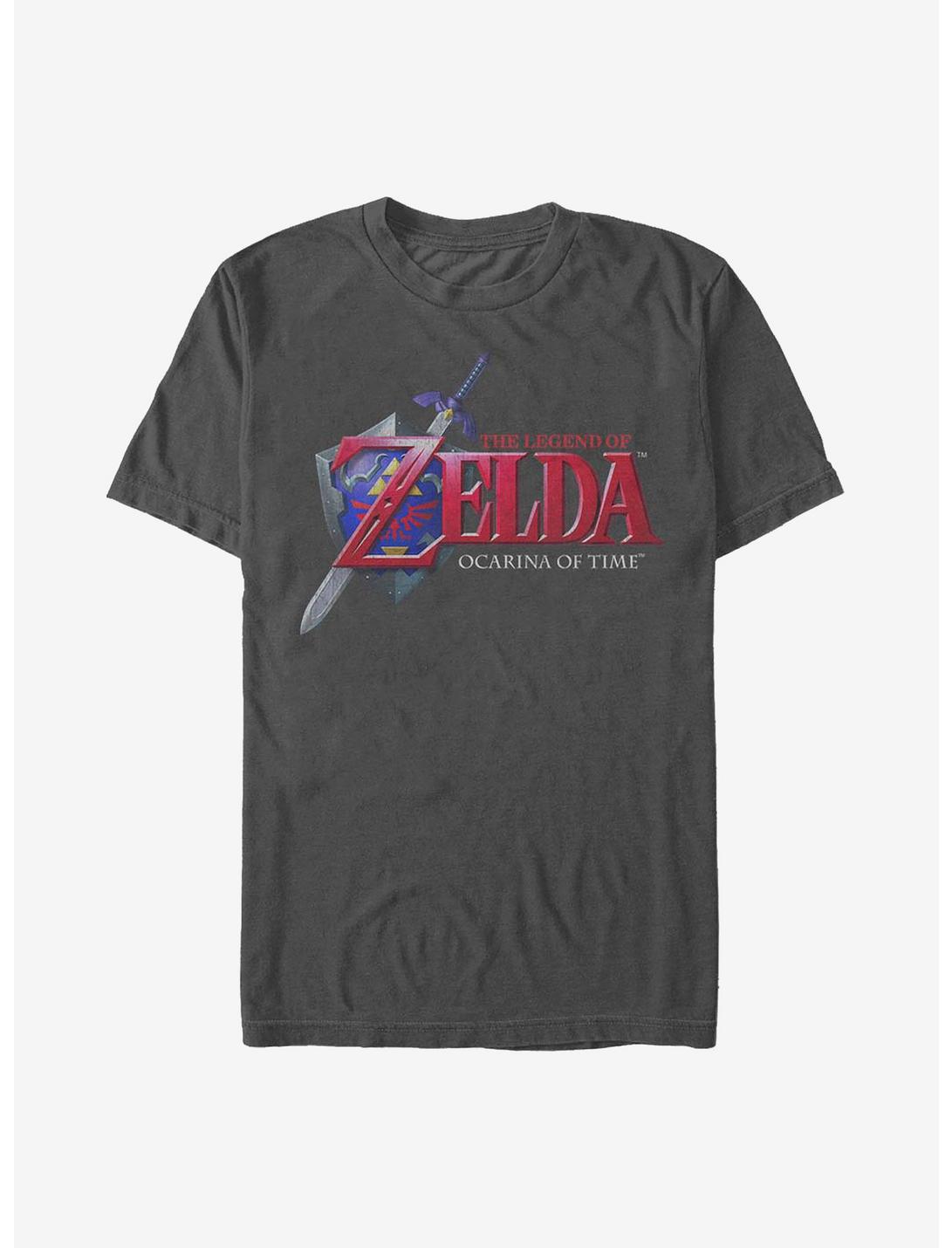 Nintendo Zelda Hey Ocarina T-Shirt, CHARCOAL, hi-res