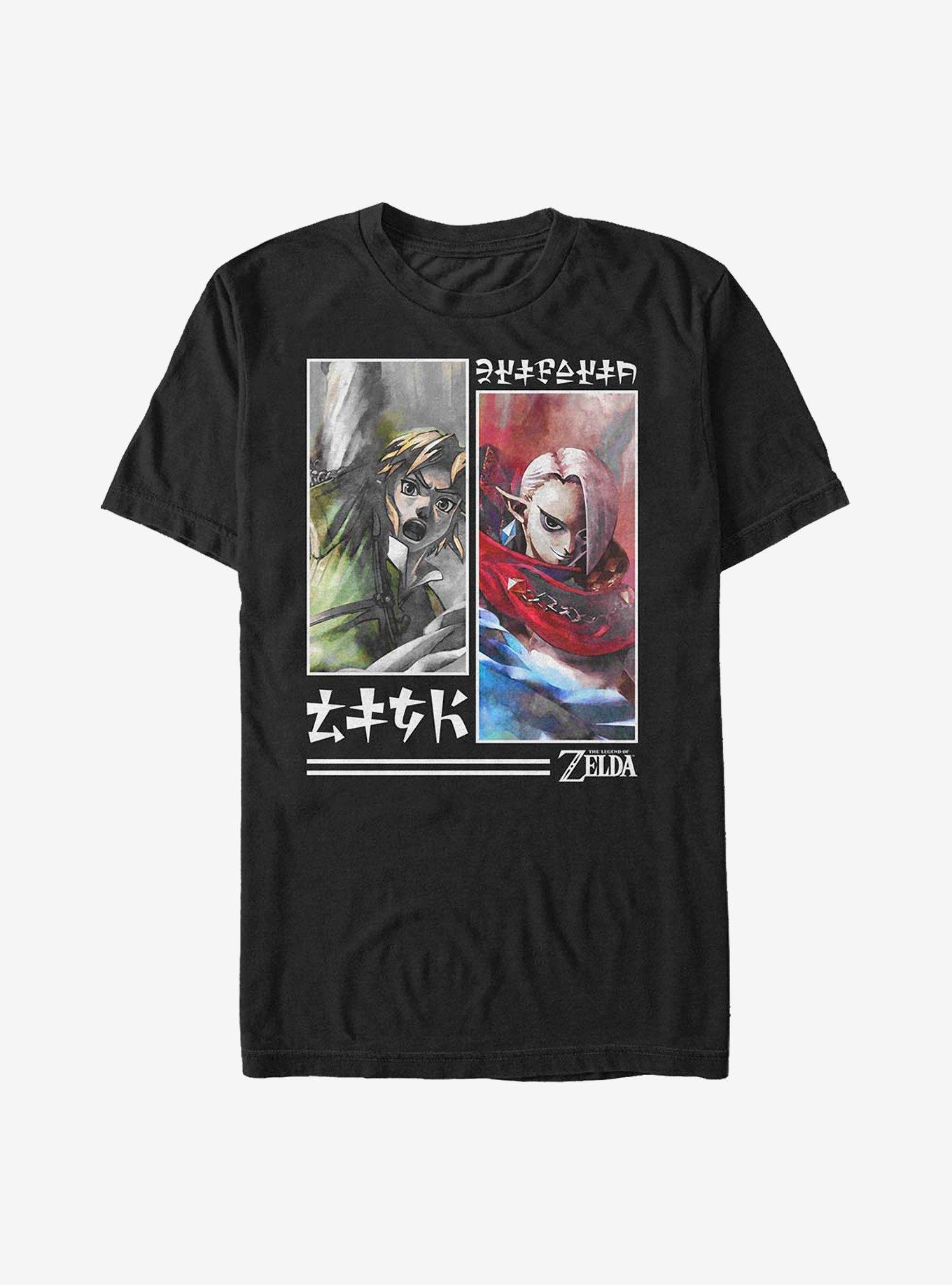 Nintendo Zelda Link Paneled T-Shirt, BLACK, hi-res