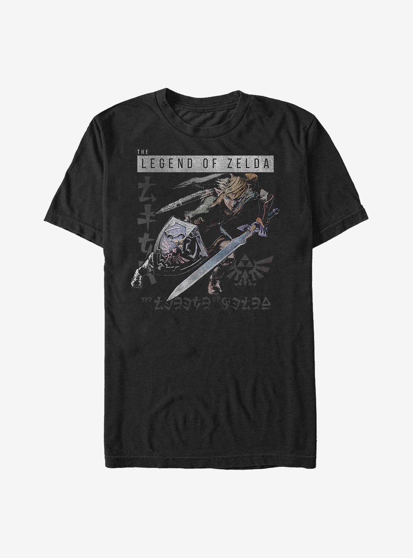 Nintendo Zelda Link Ready T-Shirt, BLACK, hi-res