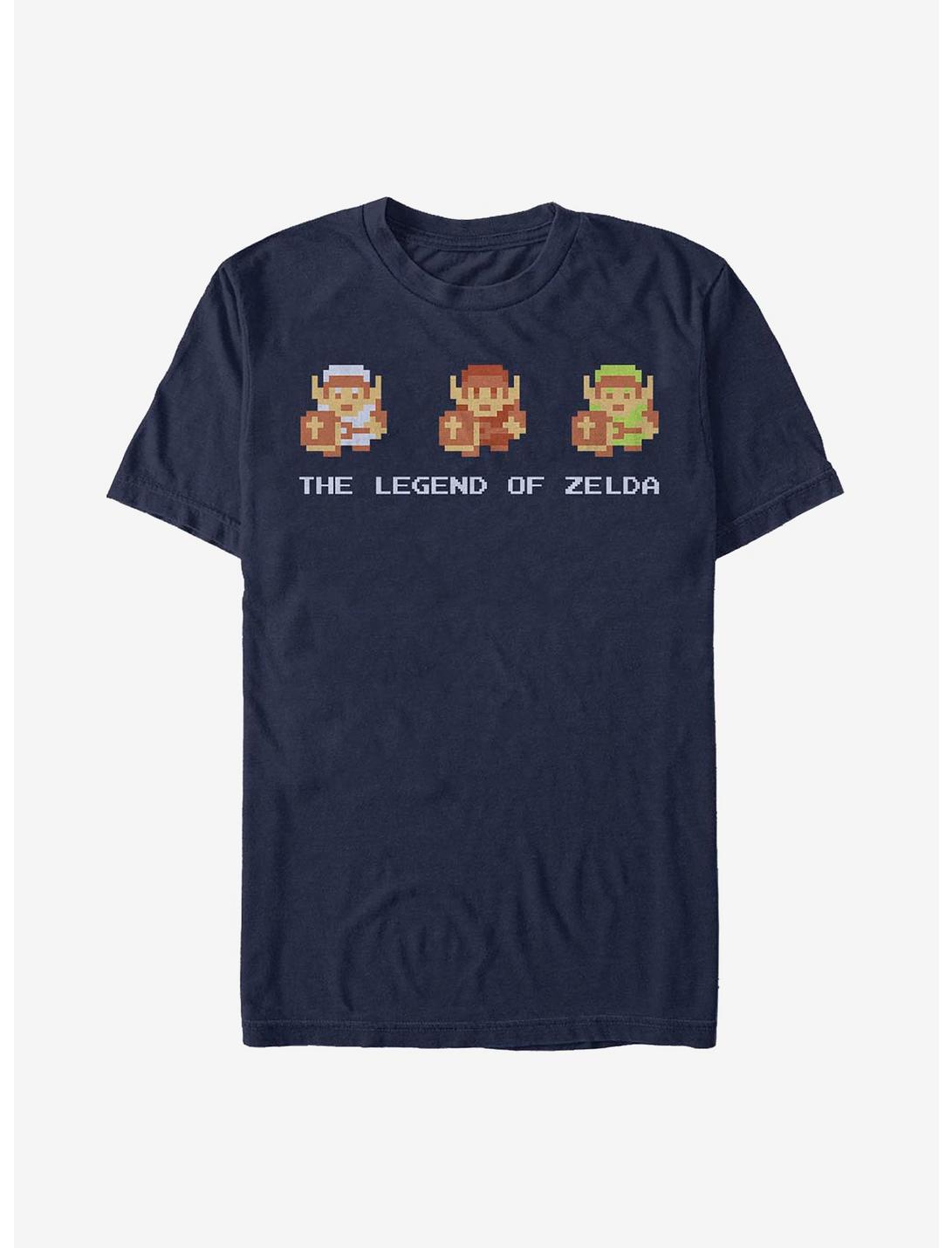 Nintendo Zelda Links Armor T-Shirt, NAVY, hi-res