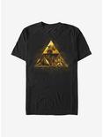 Nintendo Zelda Triforce Story T-Shirt, BLACK, hi-res