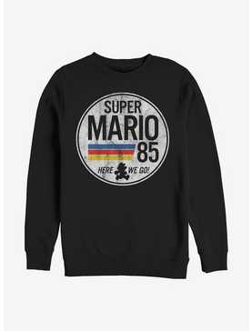 Nintendo Mario Here We Go Crew Sweatshirt, , hi-res