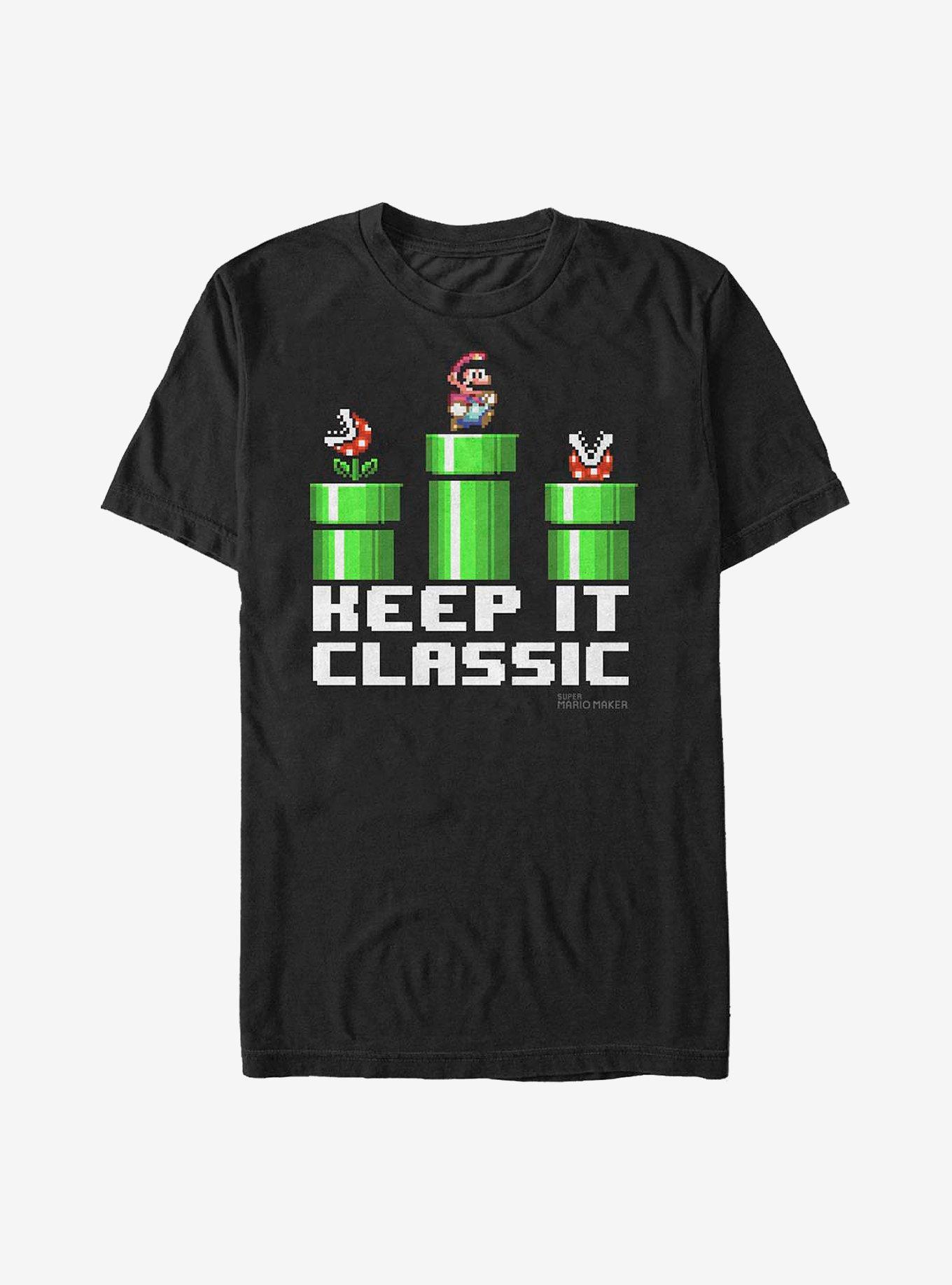 Nintendo Mario Choose Wisely T-Shirt, BLACK, hi-res