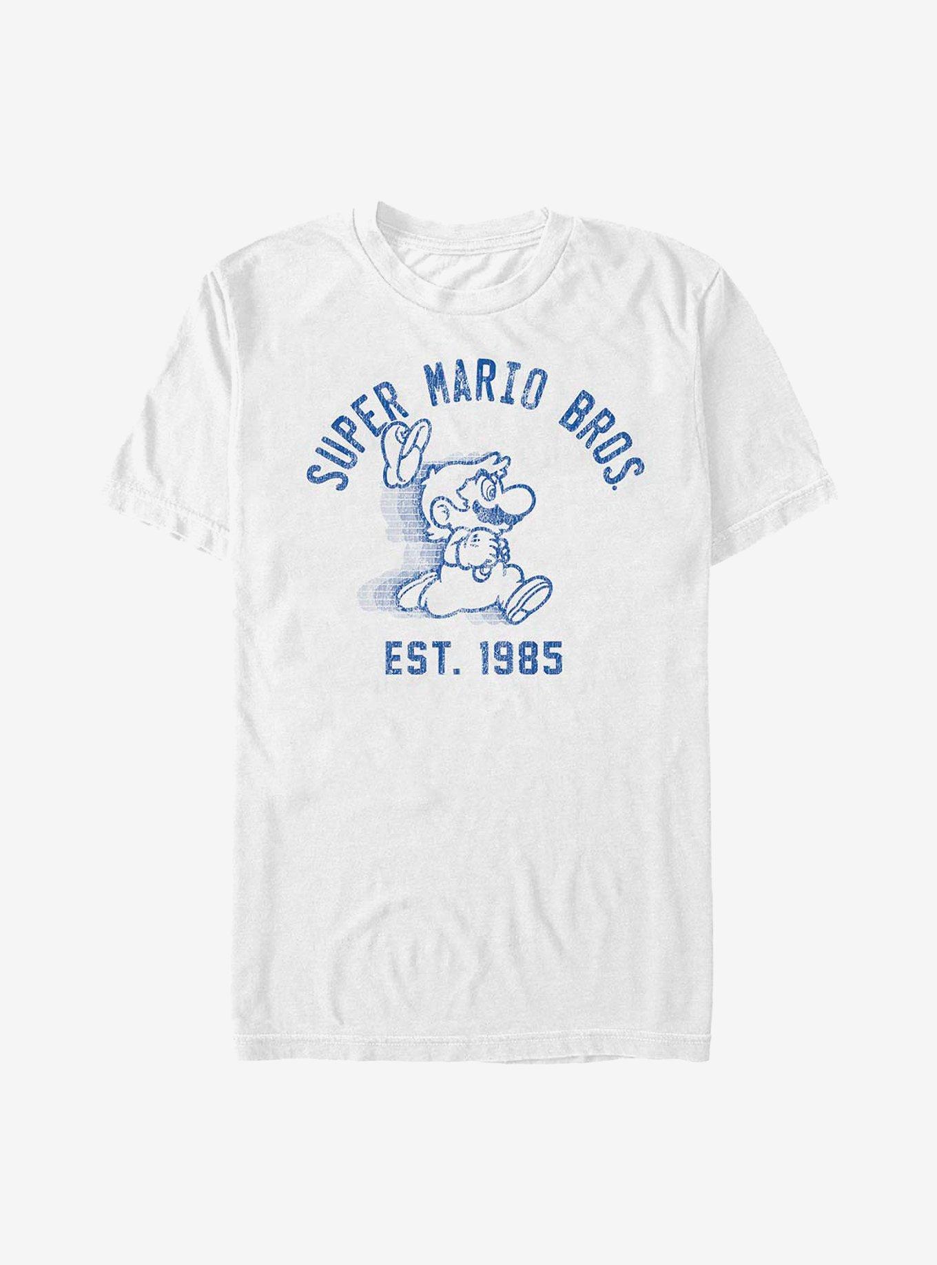 Nintendo Mario EST. 1985 T-Shirt, WHITE, hi-res