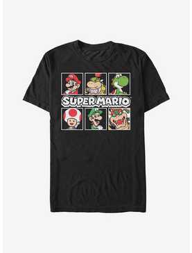 Nintendo Mario Simple Logos T-Shirt, , hi-res