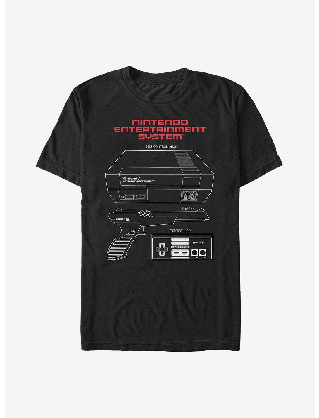 Nintendo Nintendo Entertainment System T-Shirt, BLACK, hi-res