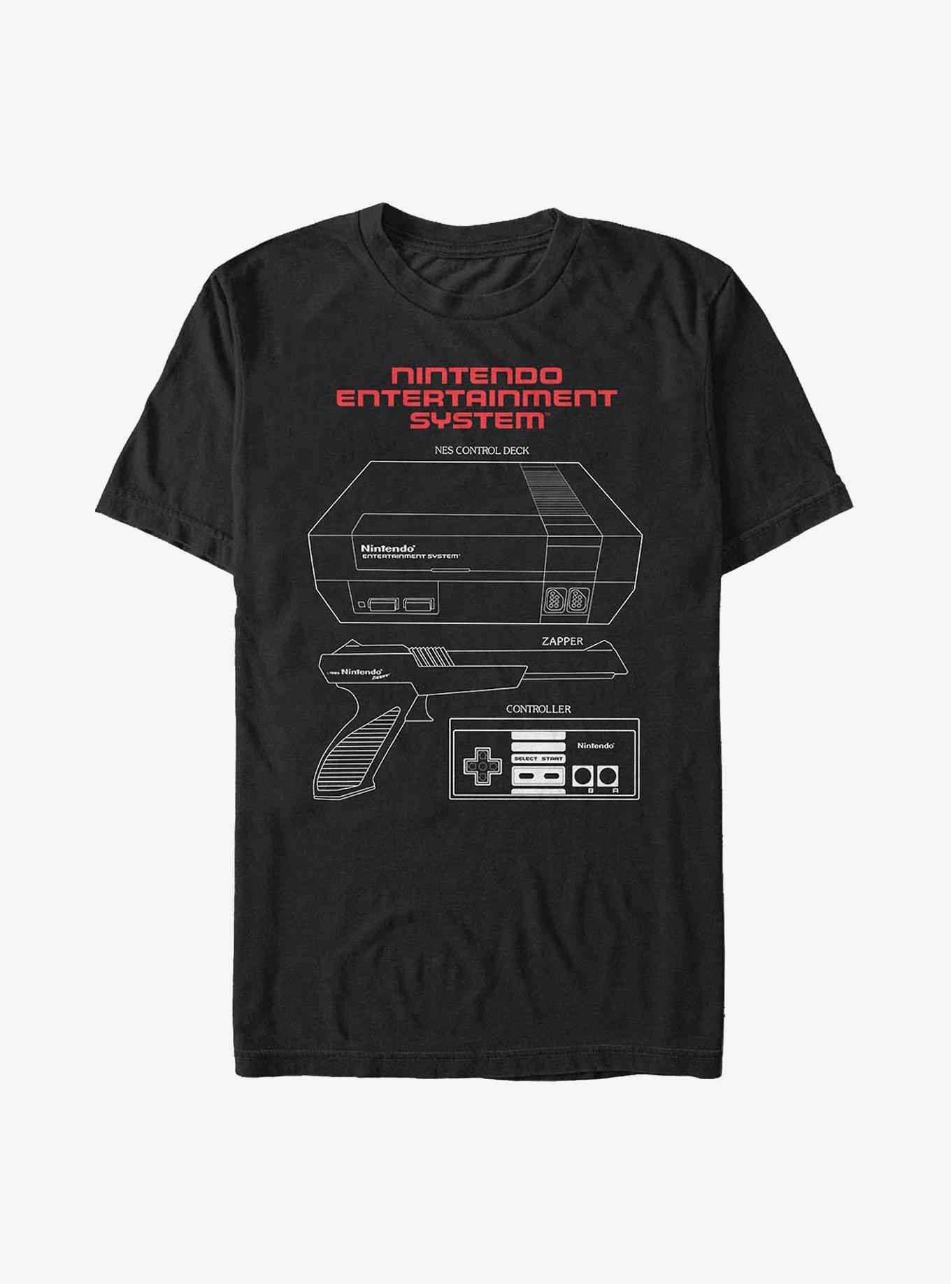 Nintendo Nintendo Entertainment System T-Shirt, BLACK, hi-res