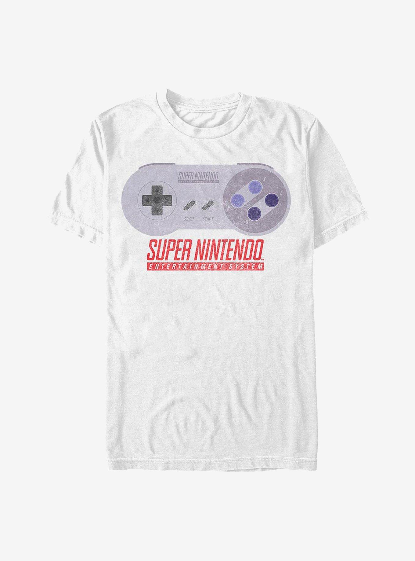 Nintendo Super Nintendo Classic Controller T-Shirt, WHITE, hi-res