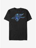 Nintendo Star Fox Logo Space T-Shirt, BLACK, hi-res