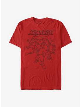 Nintendo Star Fox Star Crew T-Shirt, , hi-res