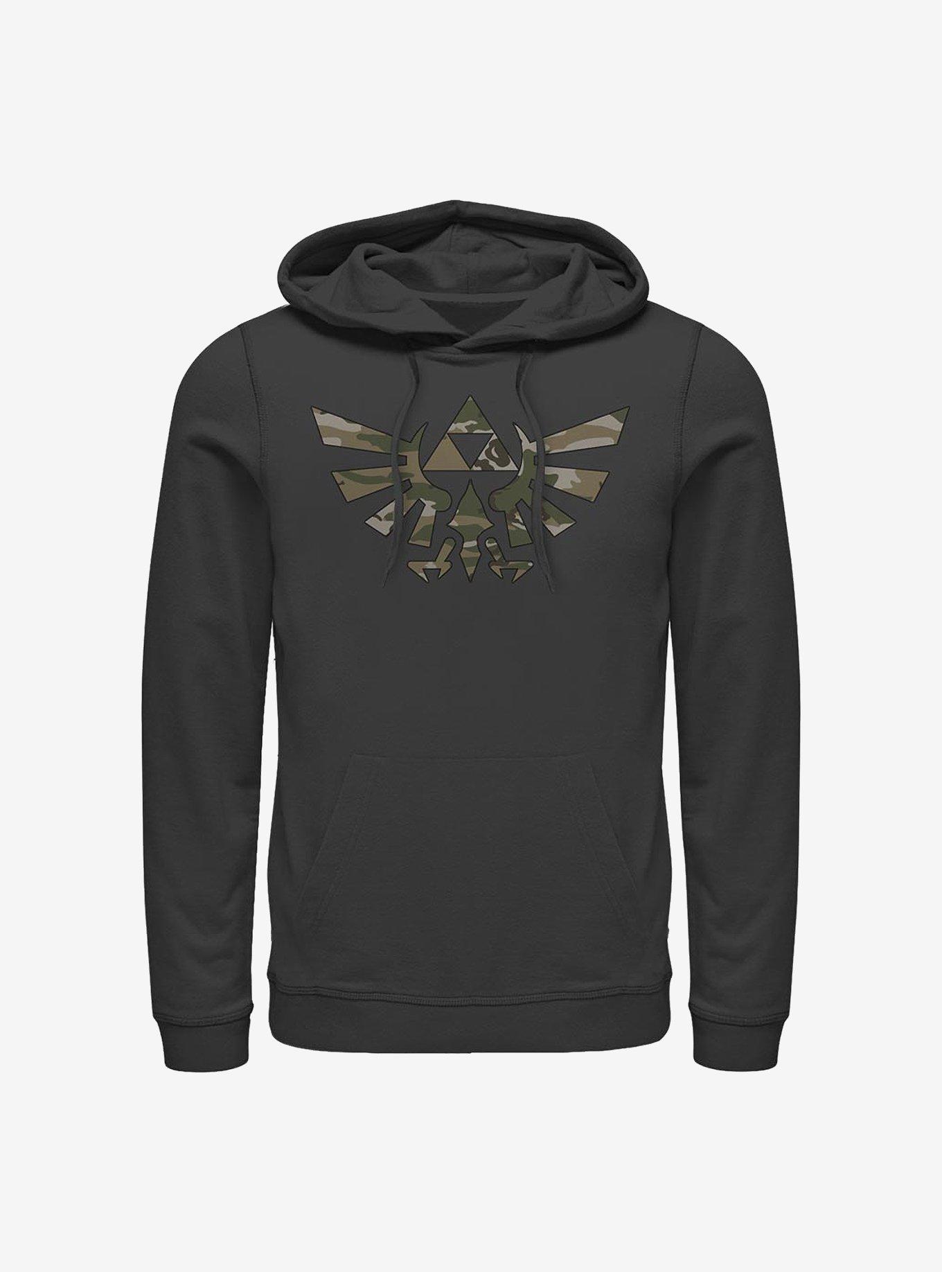 Nintendo Zelda Emblem Hoodie, BLACK, hi-res