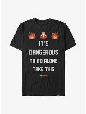 Nintendo Zelda It's Dangerous T-Shirt, , hi-res