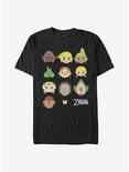 Nintendo Zelda Head Games T-Shirt, BLACK, hi-res