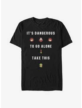 Nintendo Zelda It's Dangerous T-Shirt, , hi-res