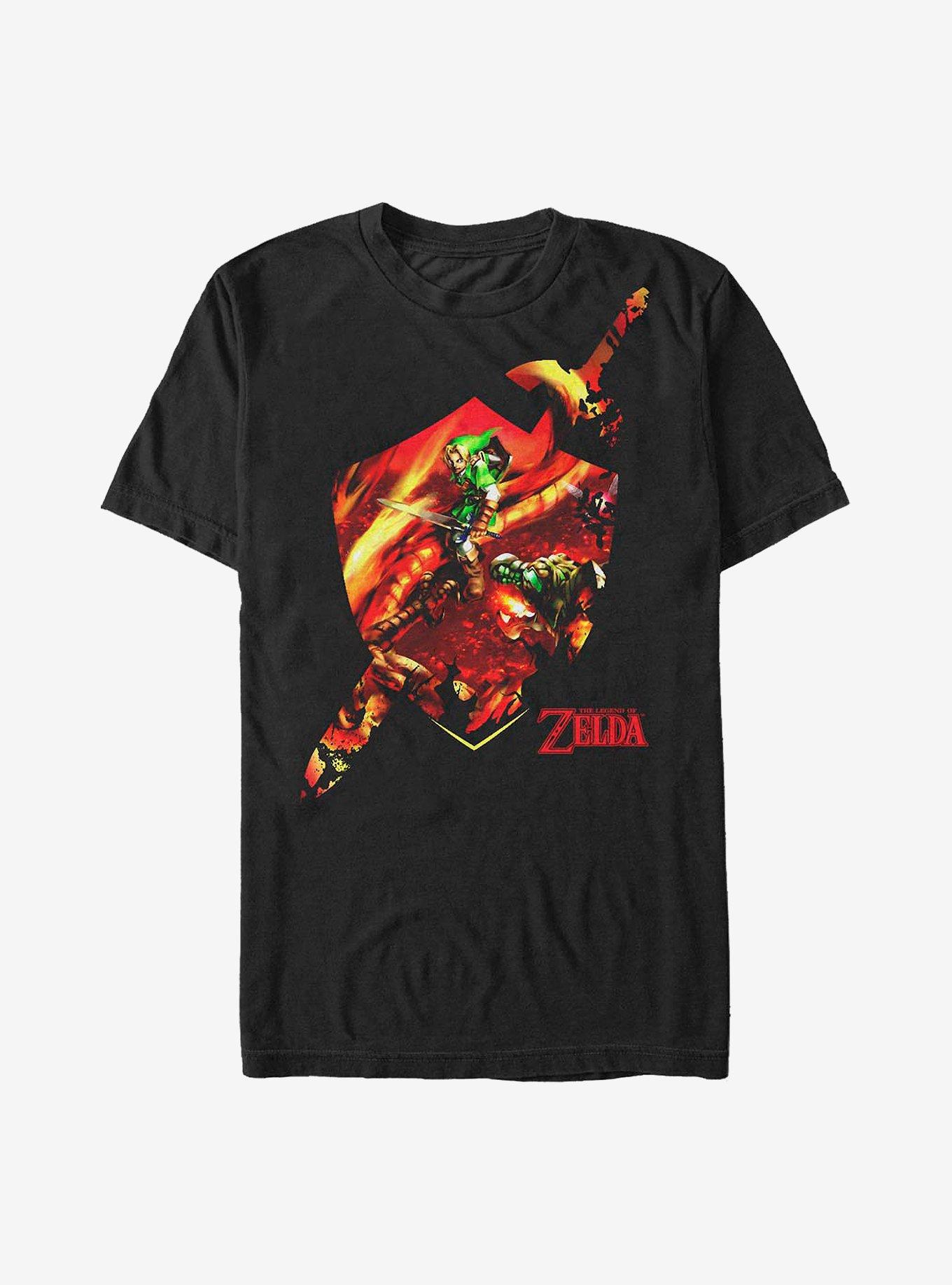 Nintendo Zelda Linked In T-Shirt, BLACK, hi-res