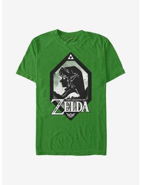 Nintendo Zelda Shield T-Shirt, KELLY, hi-res