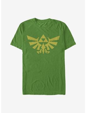 Nintendo Zelda Ugly Holiday Triforce T-Shirt, KELLY, hi-res