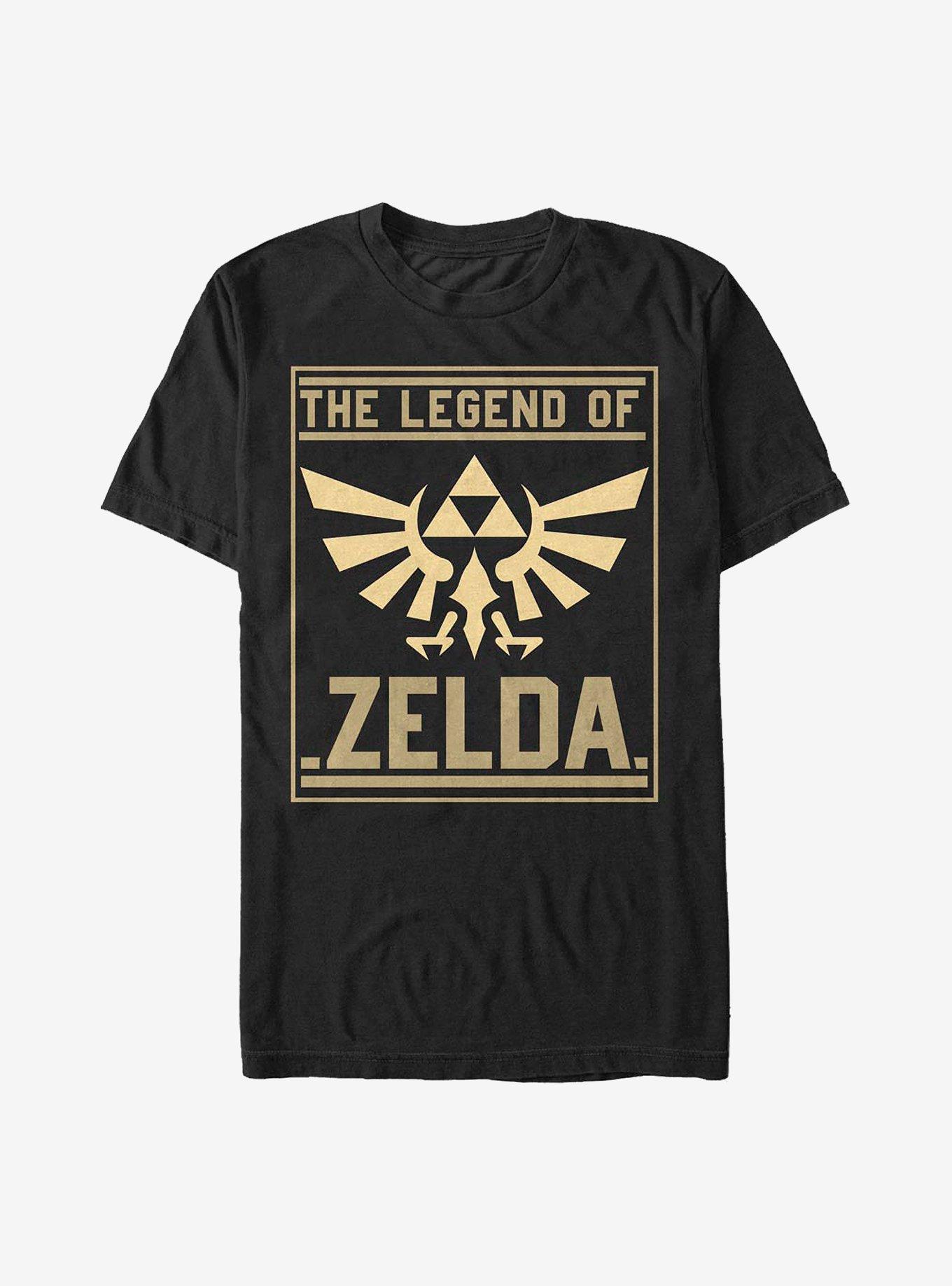 Nintendo Zelda Box T-Shirt, BLACK, hi-res